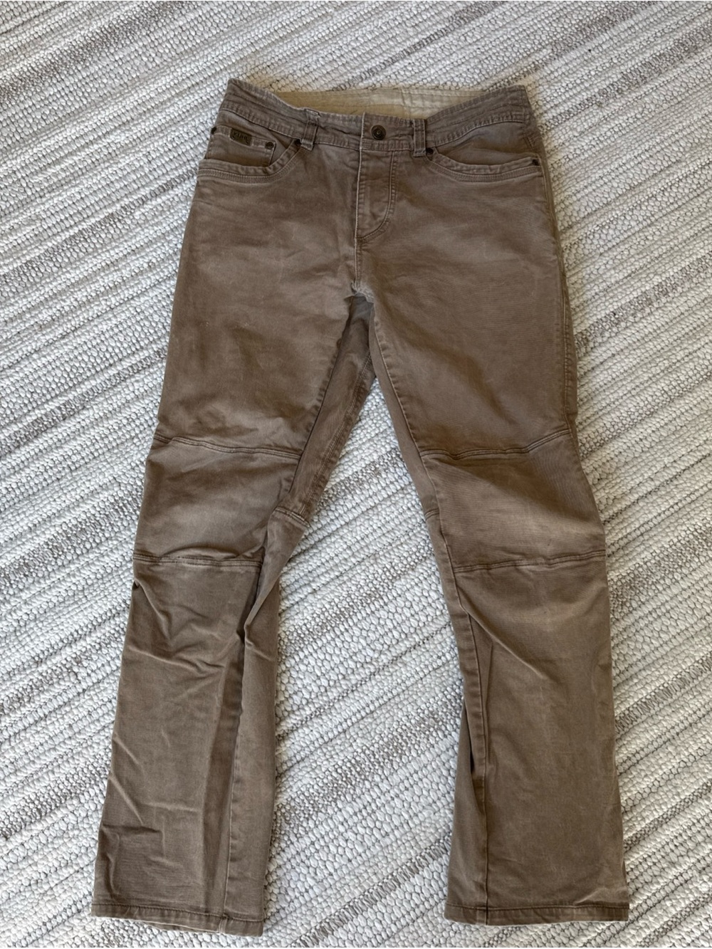 Kuhl Rebel Legendary Pants Mens 32x32 Hiking Outdoor Canvas Stretch Khaki